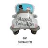 Cartoon Car Aluminum Balloon for Kids' Birthday Party & Venue Decoration