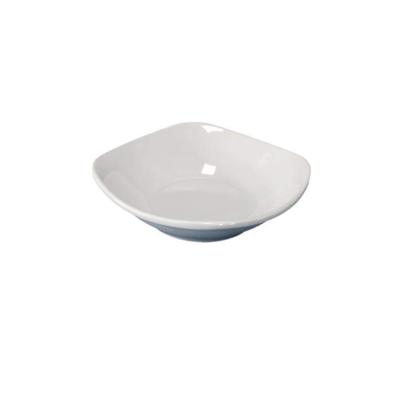Jingcai Qiyuan White Melamine Canteen and Fast Food Dinnerware