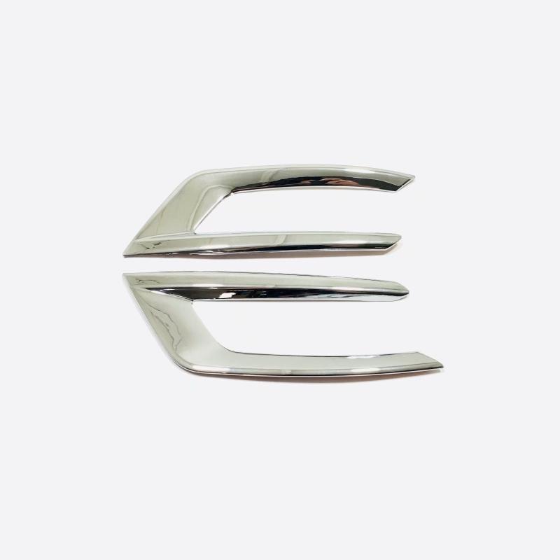 For Volvo XC60 2018    ABS Chrome Front Fog Light Lamp Frame Cover Foglight Eyebrows Trims Car Styling Accessories
