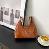 Glossy Retro Shoulder Bags New Design Women's Handbag Trendy Luxury Armpit Bag  Lady