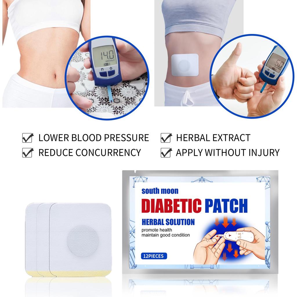 Sugar Relief Patch Body Care Patch for Middle-Aged and Elderly Individuals Relieves Thirst and Prevents High Blood Sugar Personal Health Care Patch