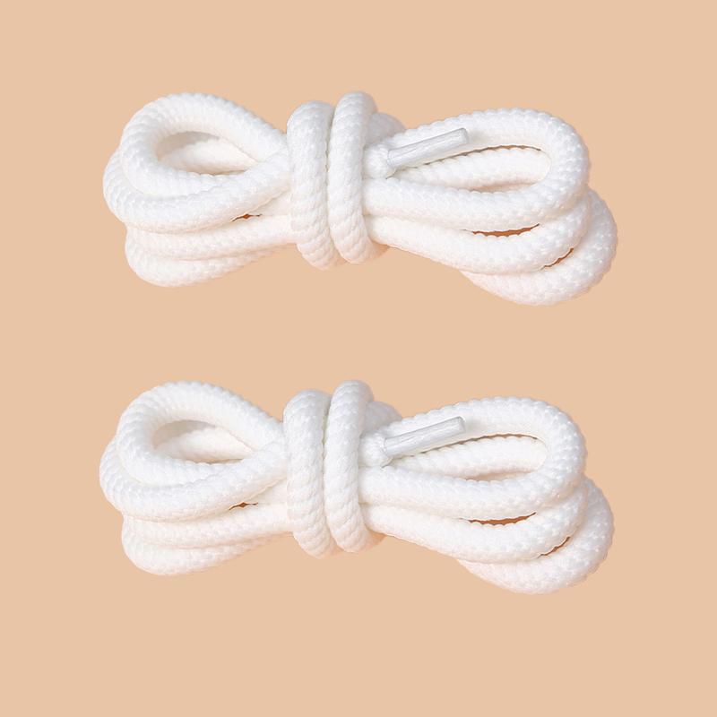 Lacets Rondes Solides Épais 8 mm 1 Paire 3 Paquets Lacets de Remplacement Premium Ajustement Universel Chaussures Multiples Accessoires pour Chaussures