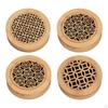Wood Aroma Burner Box Censer for Home And Hotel Fragrance Diffuser with Lid
