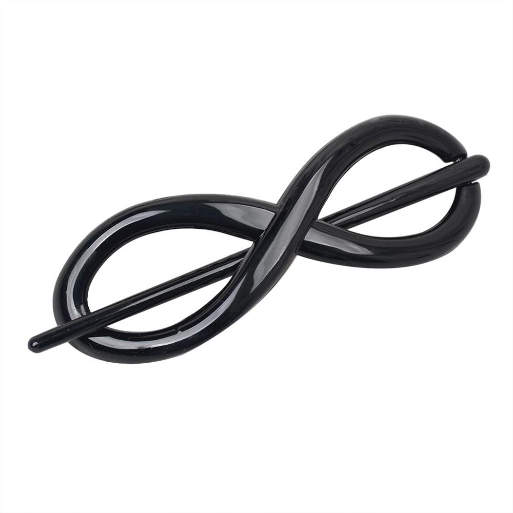 Resin Spray Painting Hairpins Girl Banana Barrettes Clip Style for Elegant Female Hair Clip 8 Shape Hair Accessories