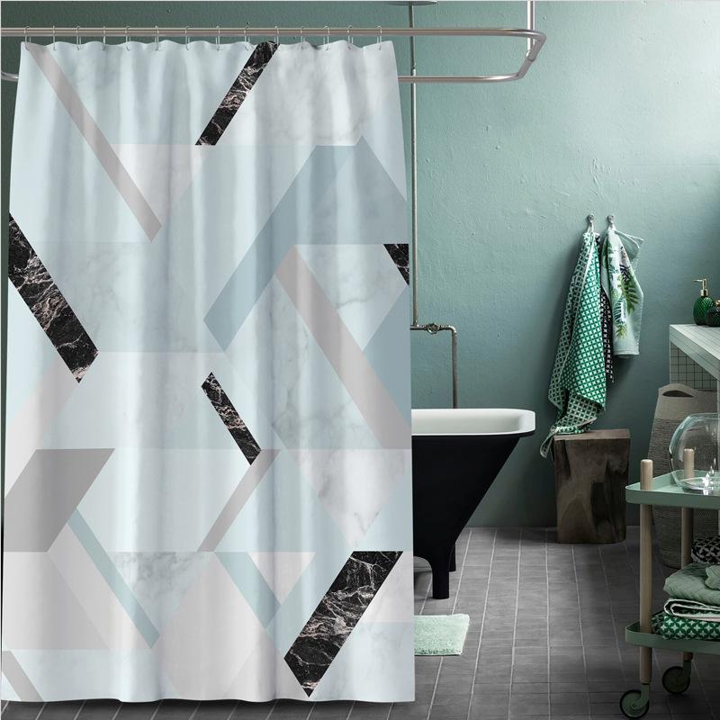 Zagęszczona wodoodporna kurtyna łazienkowa Odporna na pleśń Zasłona prysznicowa Zasłona prysznicowa Zasłona działowa Zasłona prysznicowa Zasłona łazienkowa Bez perforacji