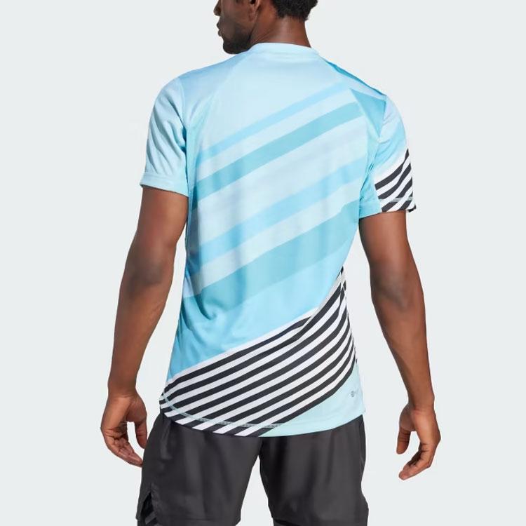 New Adidas T Shirts Men's Blue IK7111