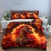 Elegant Horse Decor Set Multiple Sizes Kid'S And Adults' Bedroom Exquisite 3Pc Bedding Set, Gift