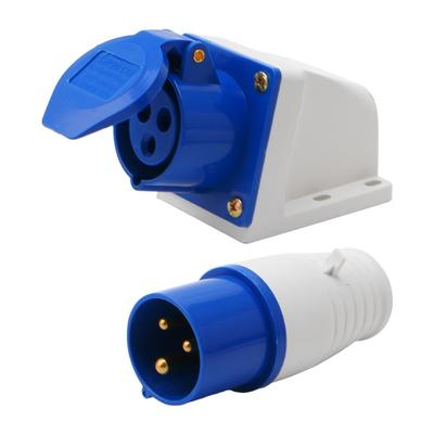 Presa industriale 16 Amp 3 pin 220-250 V resistente alle intemperie IP44 2P+T 3 fasi 16A