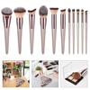 Angled Face Brush Dense and Soft Synthetic Fibers Powder Buffing Brushes For Seamless Makeup Cream Blending Brushes