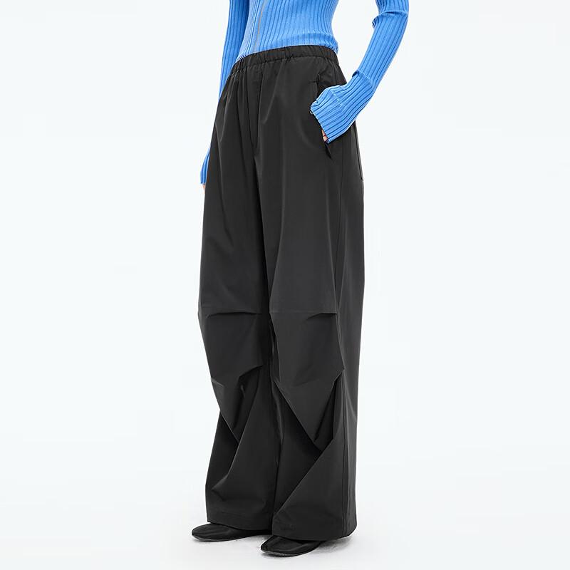 JNBY 2025 Autumn Loose Fit Parachute Pants