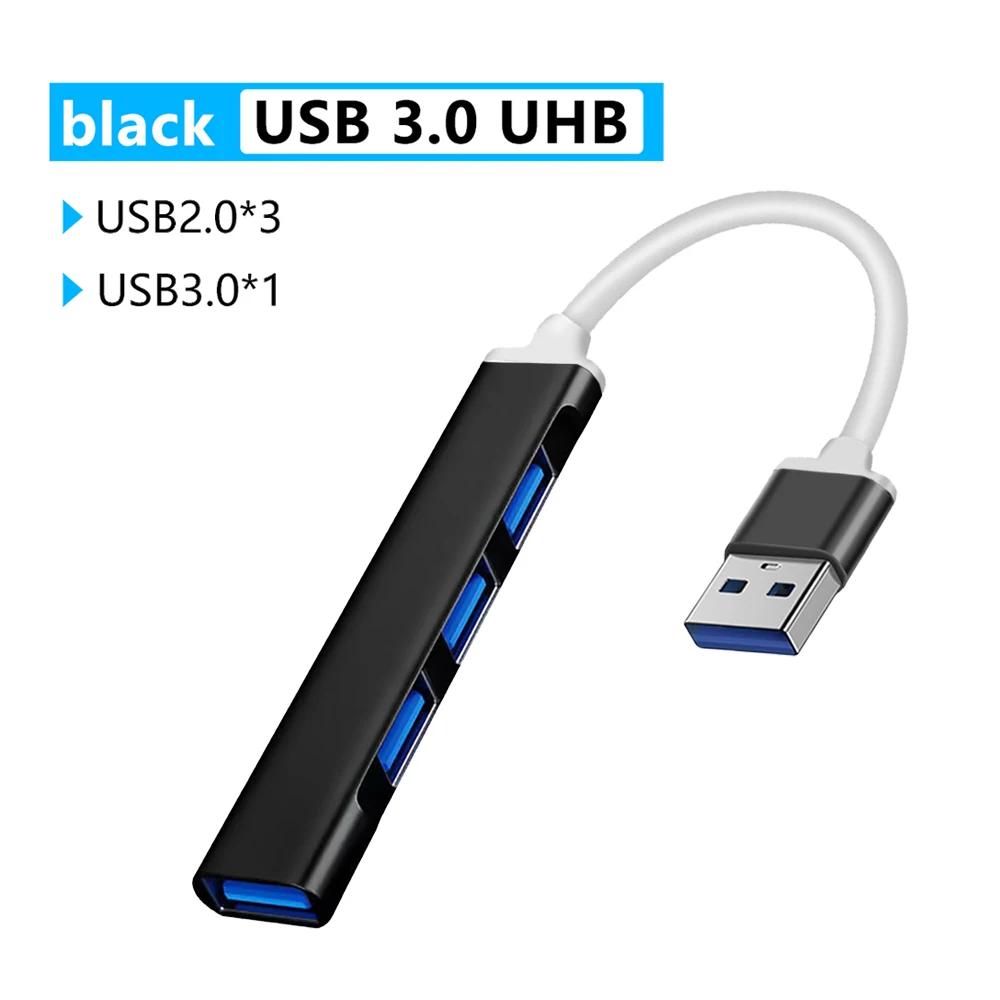 4 Ports USB C Docking Station Type C HUB USB 3.0 HUB 5Gbps High Speed Transmission USB Splitter Adapter OTG for Laptop