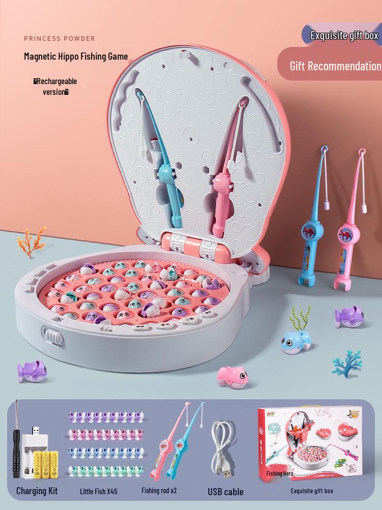 Magnetic Fishing Educational Toy for Children Ages 1-5