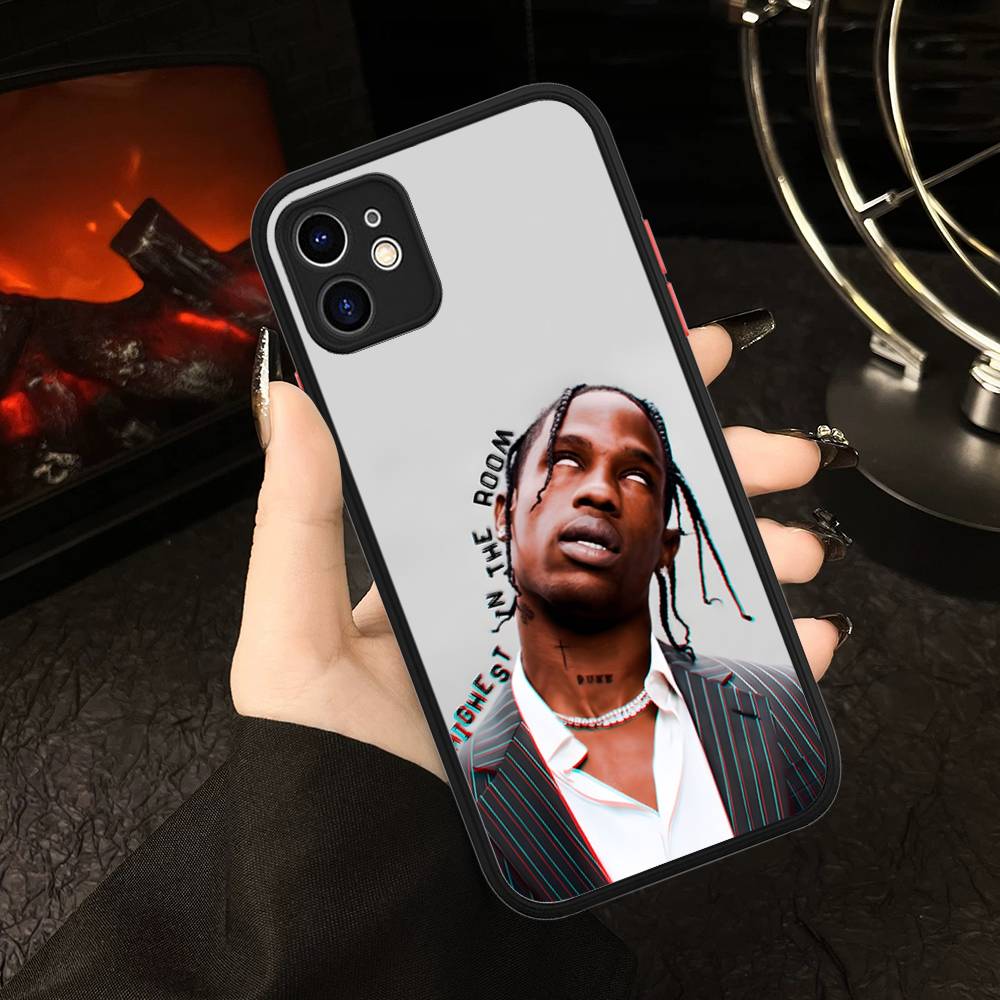 Luxury Travis Scott Cactus Jack For IPhone 16 15 14 Plus 13 12 11 Pro Max X XS MAX Matte Color Aesthetic Phone Cover