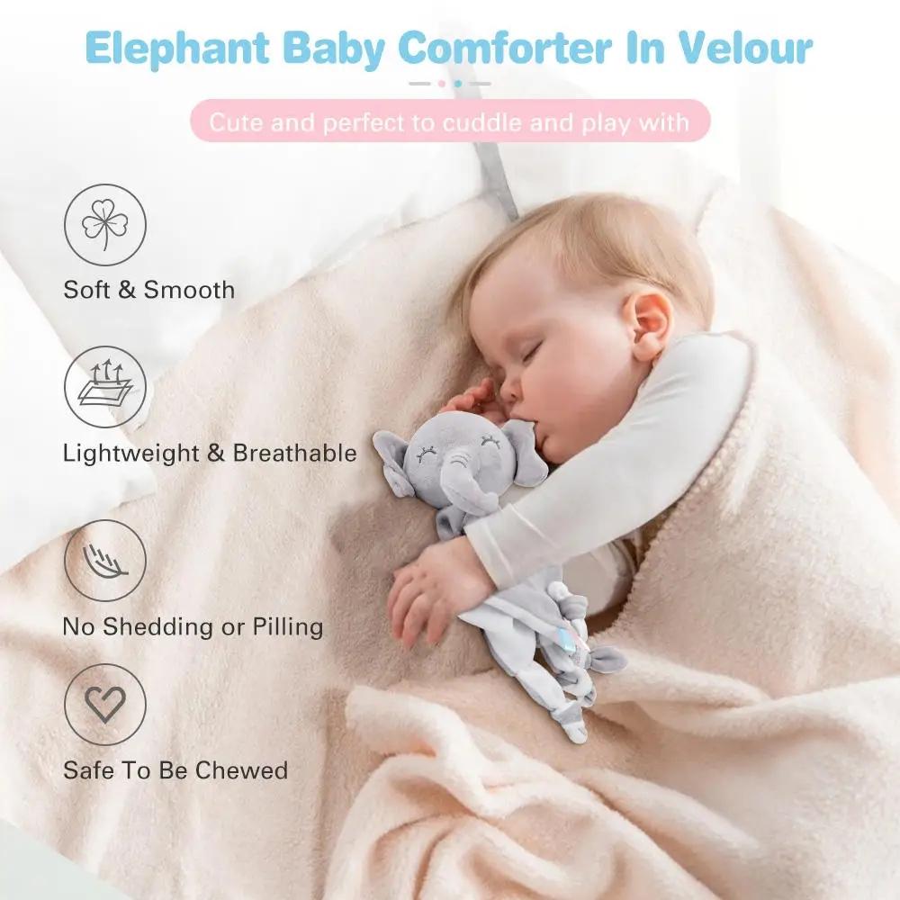 Baby Towels Newborn Baby Comforter Soothe Appease Towel Animal Rabbit Plush Dolls Soft Security Rattles Bed Bell Saliva Towel