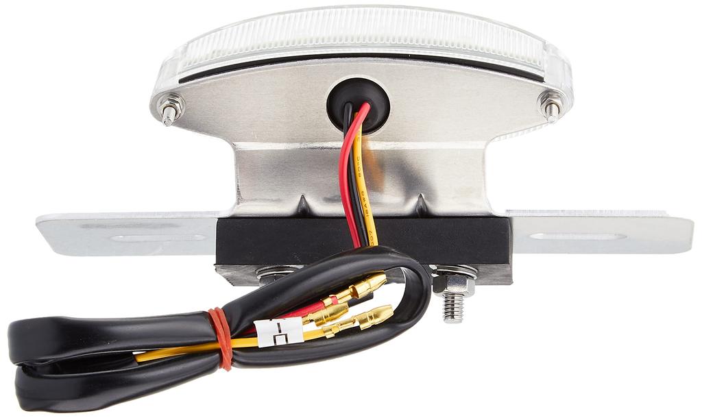 Pièces Moto Kijima Feu Arrière LED Slim Oeil de Chat avec Plaque Transparente (218-3112)