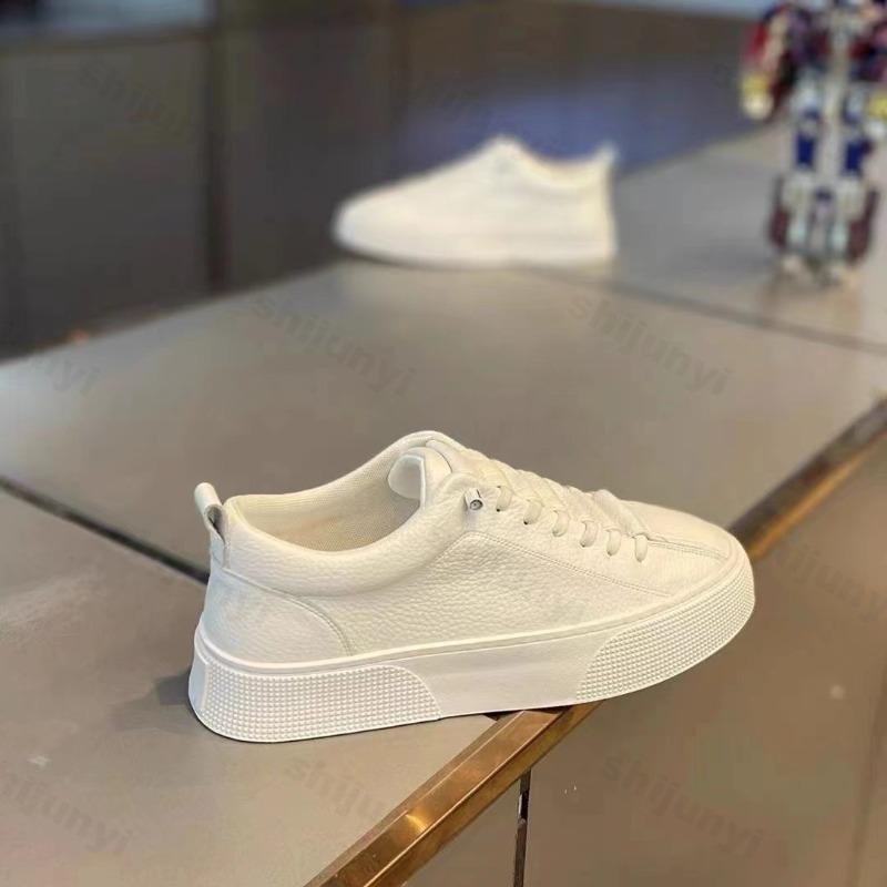 Men Sneakers Casual Shoes Men Flats Lightweight PU Leather Breathable Shoe Mens White Sports Tenis Shoes Zapatillas Hombre