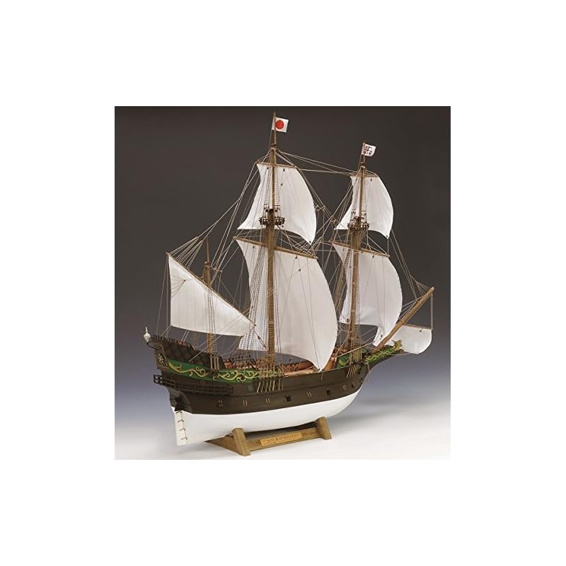 

woody joe 1/80 san juan bautista wooden sailing ship model assembly kit