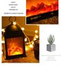 Nordic LED Flame Fireplace Lamp - Decorative Christmas Home Ornament