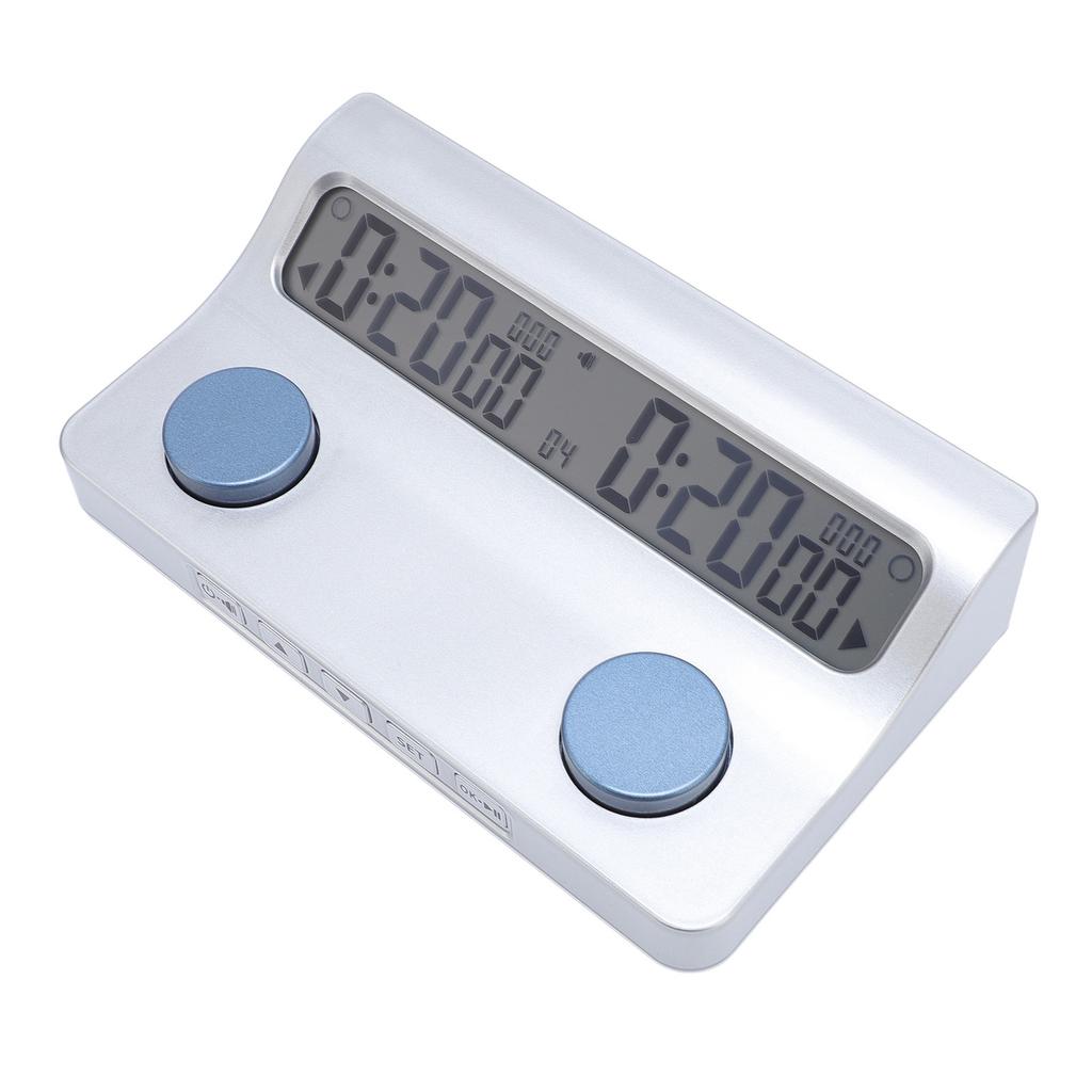 Chess Clock Timer Voice Broadcast Reward and Delay Mode Digital Chess Timer with Large Display for