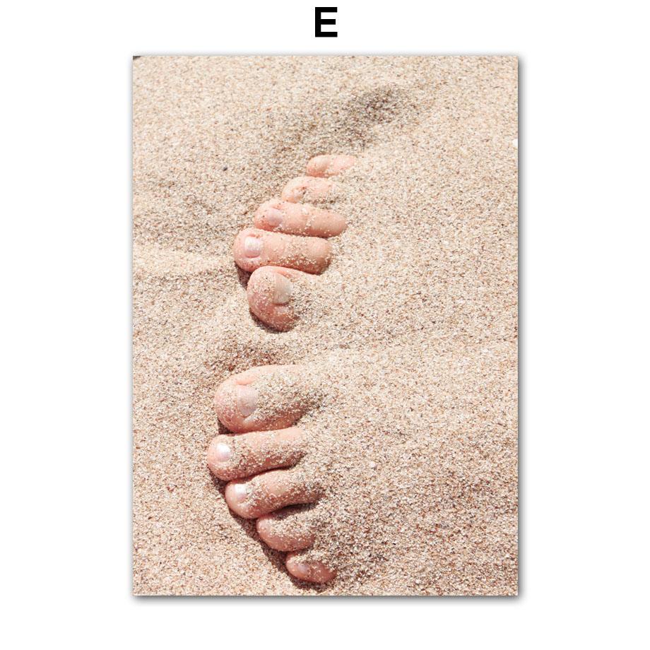 Car Seagull Chalet Coconut Tree Beach Landscape Wall Art Canvas Painting Nordic Poster And Prints Wall Picture Living Room Decor