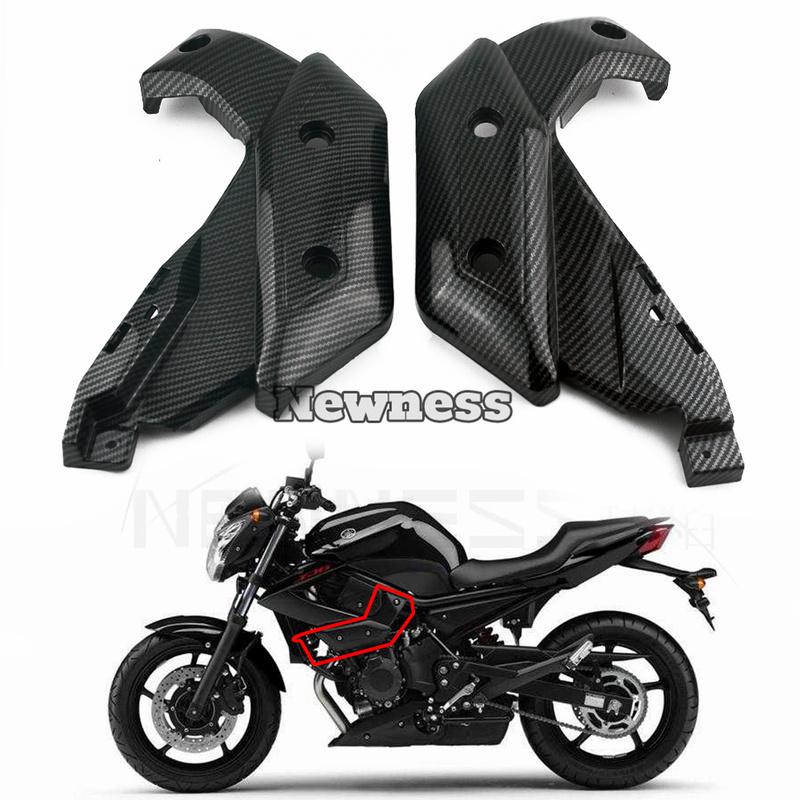 Motorcycle Body Fairings Carbon Front Bracket Side Cover Panel Cowl Fender Fairing For Yamaha XJ6 2009 2010 2011 2012