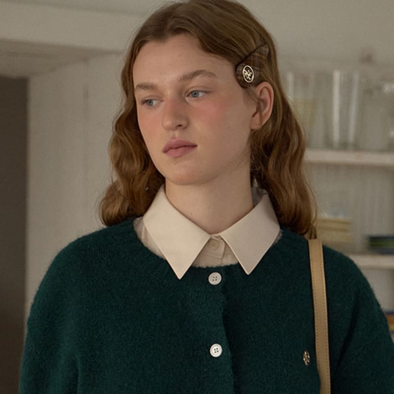 ANOETIC ANC CHECK HAIRPIN_BROWN