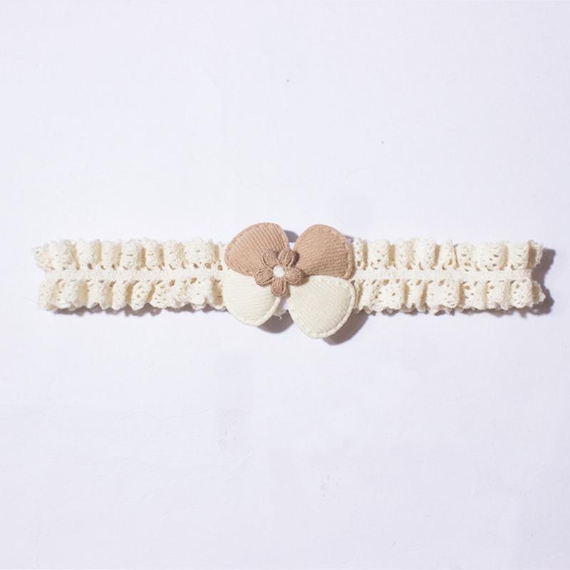 

Children s headband new lace baby hair accessories style cute elastic lace baby headgear fontanelle door
