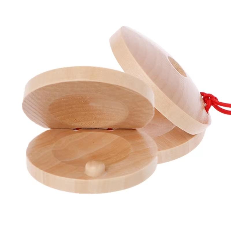 1/3pcs Orff Instruments Wooden Music Castanets Festival Party Entertainment Props Percussion Instrument Rhythm Cultivation TMZ