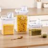 Contenitore Trasparente per Cereali ad Accesso Facile per una Cucina Pulita e Ordinata Scatola Dispenser per Cereali