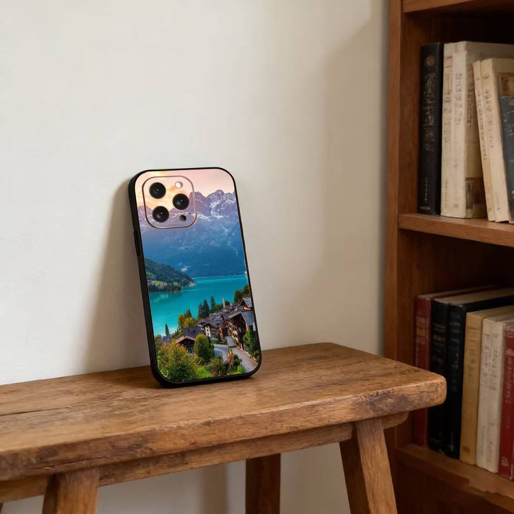 Magnificent Swiss Landscapes Phone Case For iPhone17,16,15,14,13,12,11 Plus,Pro Magnetic For Magsafe Wireless Charging