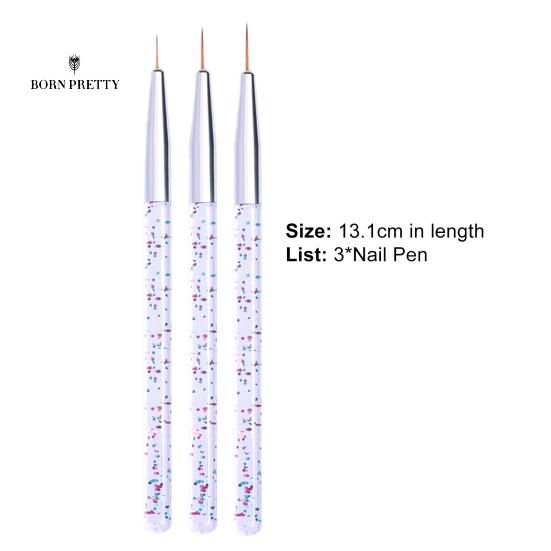 Beauty Nail Liner Nails Ornaments Pensel Bruk Artwork Making DIY