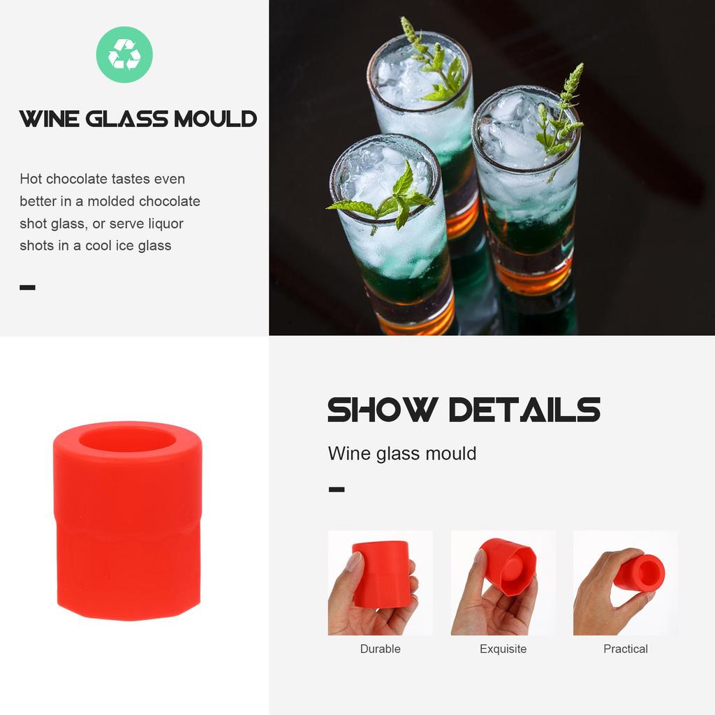 10 Pezzi Stampo per Cubetti di Ghiaccio in Silicone Secchiello per Ghiaccio Rotondo Stagione Calda Fai da Te Casalingo Frigorifero Congelatore Produttore di Ghiaccio Stampo per Cubetti di Ghiaccio Creativo Accessori da Bar