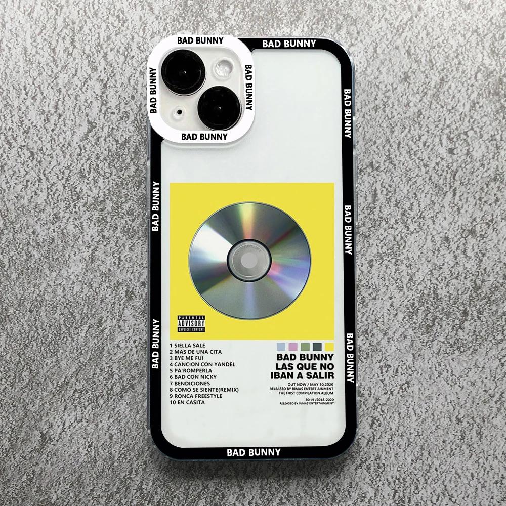 Yo Perreo Sola Bad Bunny Maluma Phone Case For iPhone 11 12 13 14 15 Pro Max Mini XS X XR SE 7 8 Plus Cover Transparent Fundas