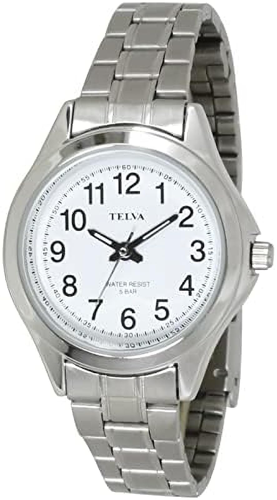 

[Klefa] Analog Women s Watch Waterproof Metal Band Silver TE-AL036-WTS