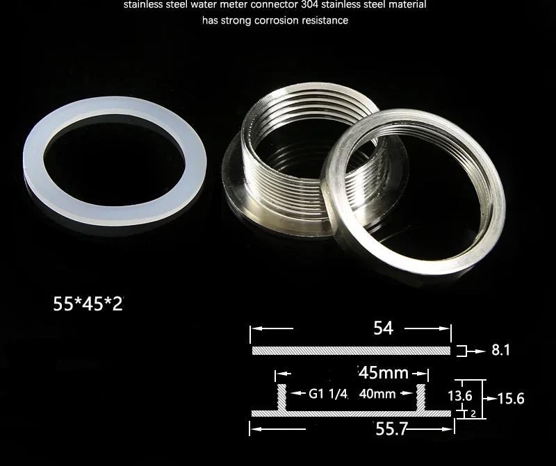 3/4”1"1.2"1.5"2 Zoll Edelstahl Rohrfitting Wassertank Loch Ablaufanschluss Wassereimer Wasserturm Verbindung