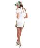 GREEDILOUS Mint White Combination Dress