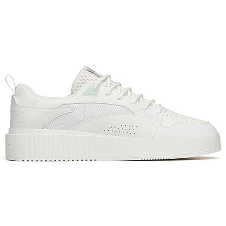 New Anta Life Collection Low Top Skateboard Shoes Men's White Blue 112228040-3