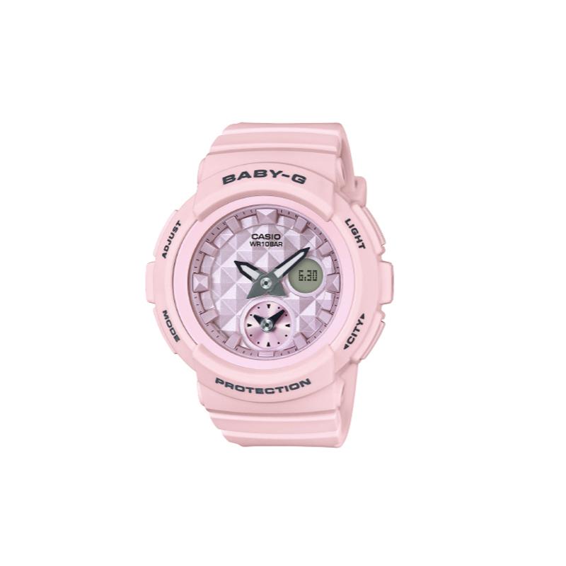 

Casio BABY-G Pink Beach Color Waterproof and Shockproof Women s Sports and Leisure Fashion Quartz Movement Resin Strap Japanese and BGA-190BE-4ADR розовый
