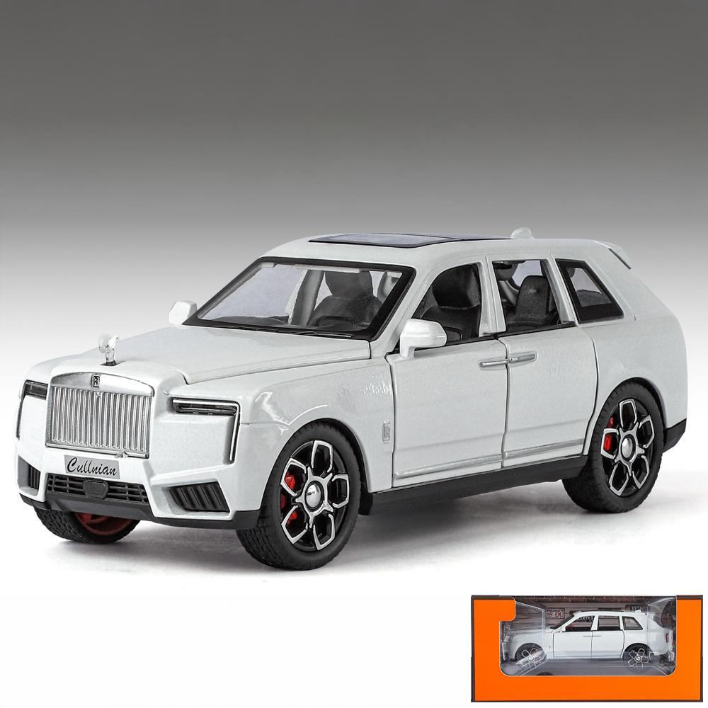 1:32 Rolls Royce Cullinan Luxury SUV Alloy High Simulation Car Model Diecast Display Present Sound And Light Pull Back Birthday