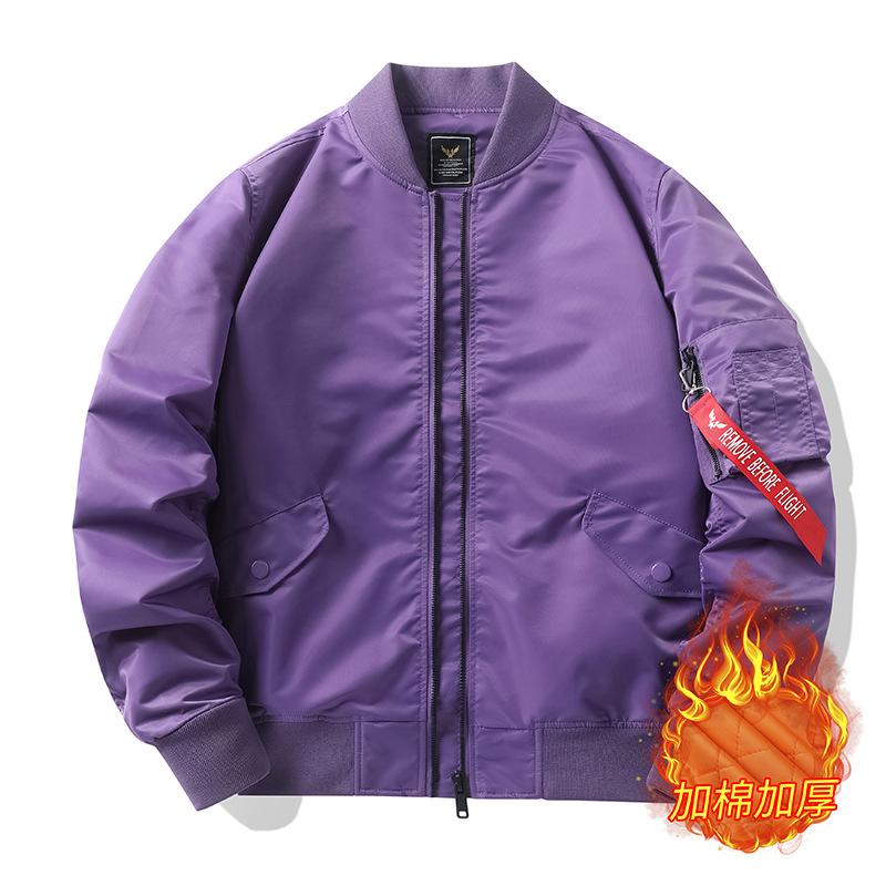 Осень/Зима Пальто Tough Guy Куртка-бомбер Air Force Ma1 Мужская летная куртка L — фото 10