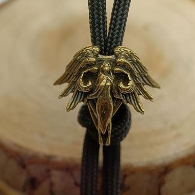 Anjo de Seis Asas Serafim Contas de Faca de Latão EDC DIY Pulseiras Trançadas de Paracord Cordão Chaveiro Pingentes Acessórios Ferramenta de Exterior Pendentes