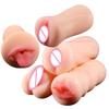 Oral Male Masturbator Masturbation Soft Stick Deep Throat Artificial Blowjob Realistic Vagina Sexy Pocket Pussy Sex Toys For Men