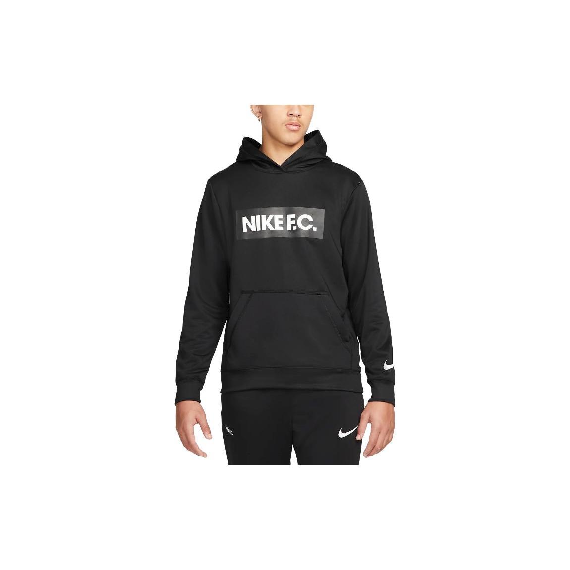 Nike F.C Logo Hoodie Black Men s DC9075-010 L