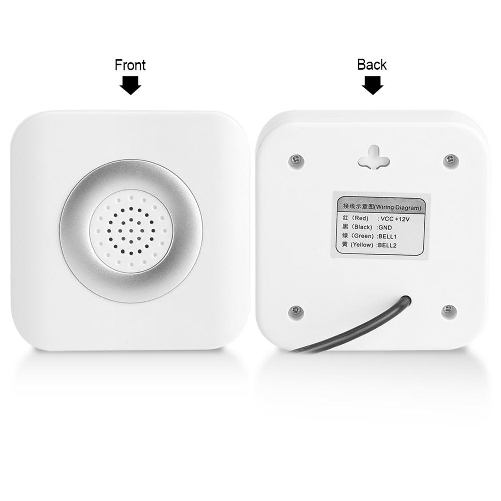 DC 12V Door Bell Mechanical Chime Door Access Control System Modern Wired Doorbell Chime  Home