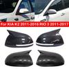 Per KIA K2 2011-2016 RIO 3 2011-2017 Copertura Specchietto Retrovisore Laterale Auto Adesivo Calotta Ala Esterno Porta Rivestimento Aspetto Fibra di Carbonio
