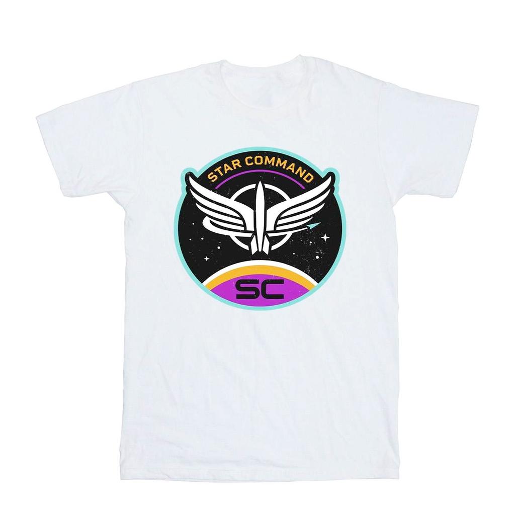 Disney Mens Lightyear Star Command Circle T-Shirt