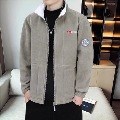 Thickened Fleece Hoodie Men's Clothing Cross-Border Live Broadcast Soft Inside Coat Jacket Outerwear Summer Thin Model