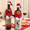 Christmas Home Supplies Non-woven Scarf + Hat Wine Bottle Decoration Christmas Wine Bottle Decoration