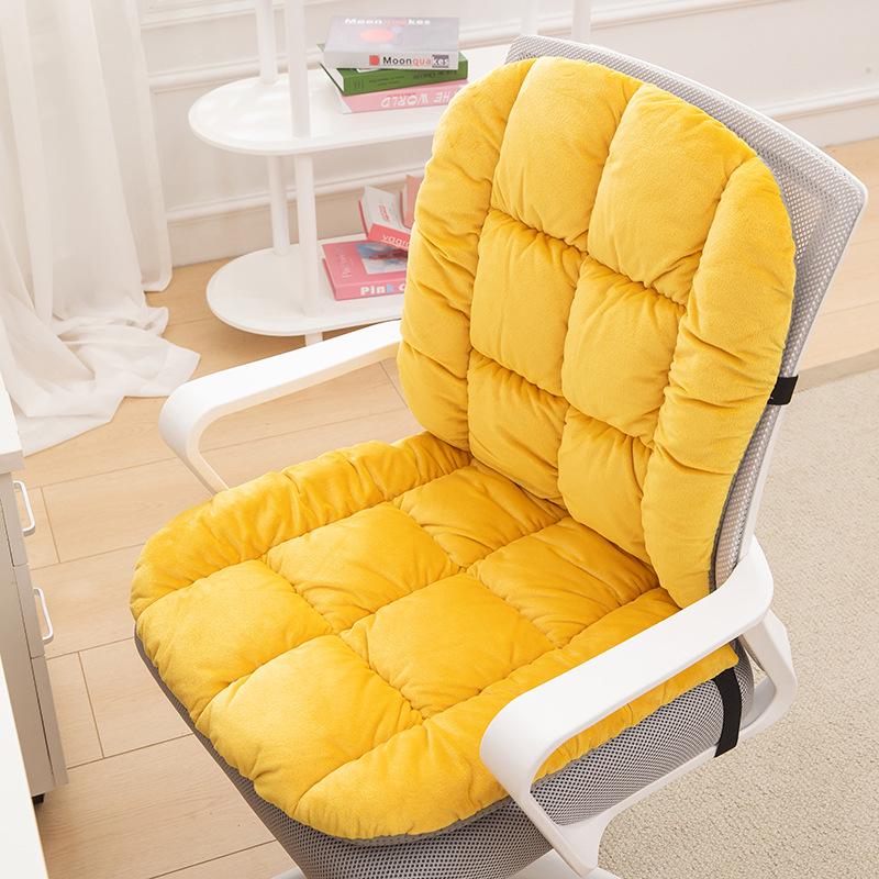 Heated Seat Cushion with Backrest and Lumbar Support for Office Chairs