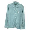 needles Green KP338 Papillon Emb.L Synthetic Open-Collar Shirt tops M greenUsed